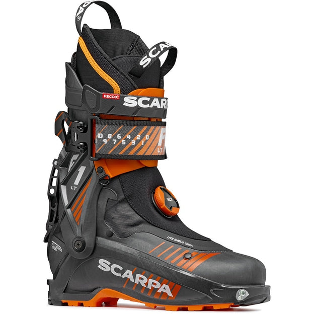 Scarpa F1 LT Ski Touring Boots Carbon / Orange Men