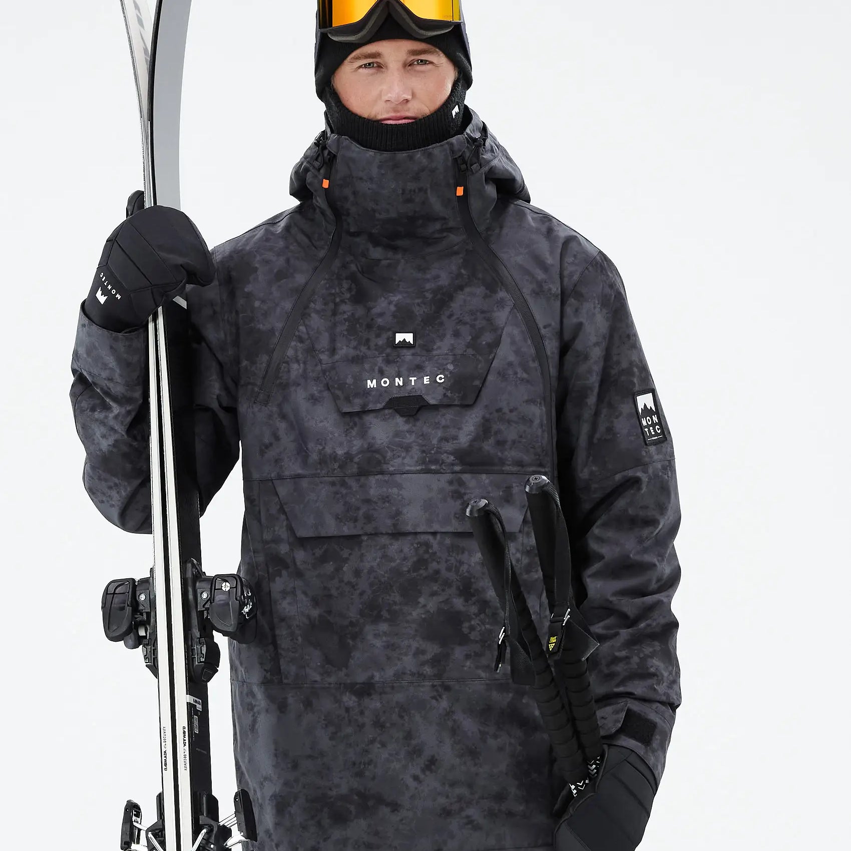 Doom Ski Jacket Men - Black Tiedye