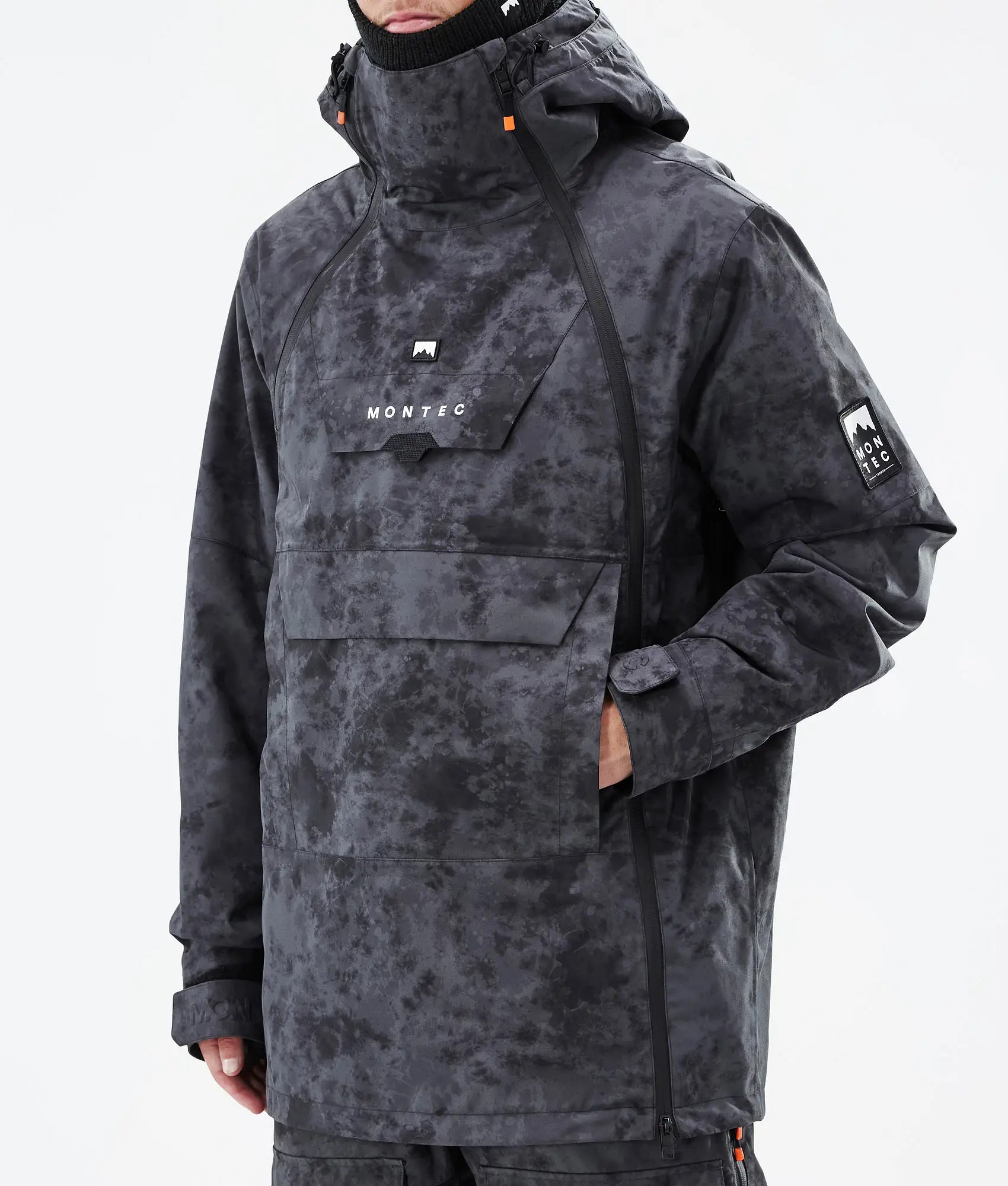 Doom Ski Jacket Men - Black Tiedye