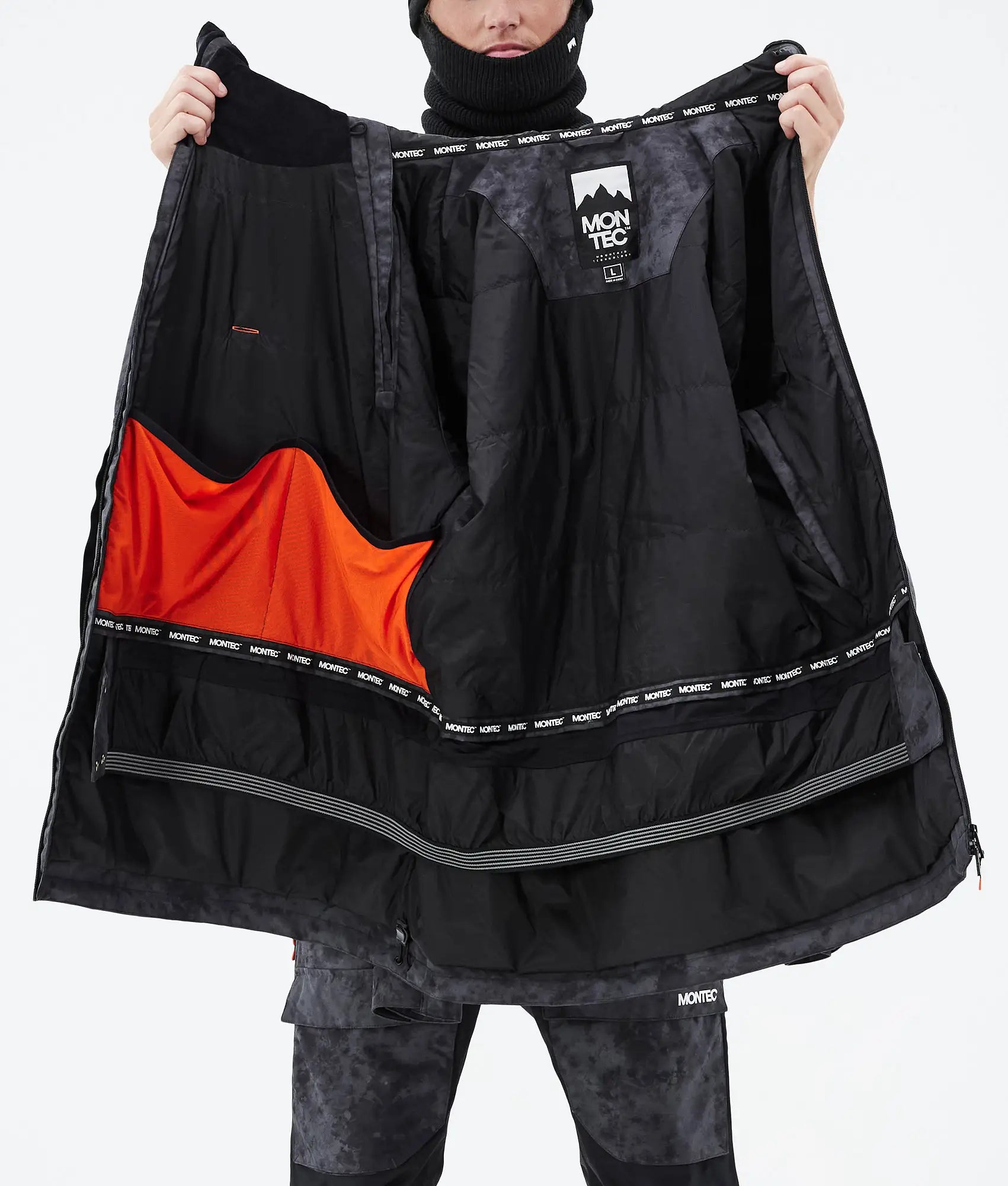 Doom Ski Jacket Men - Black Tiedye