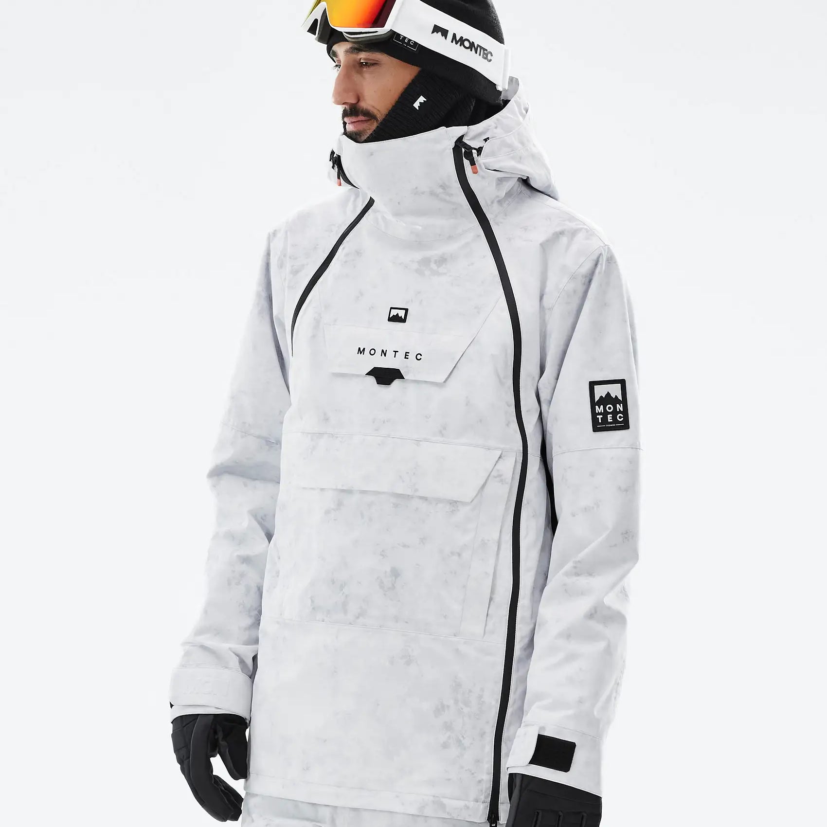 Doom Ski Jacket Men - White Tiedye