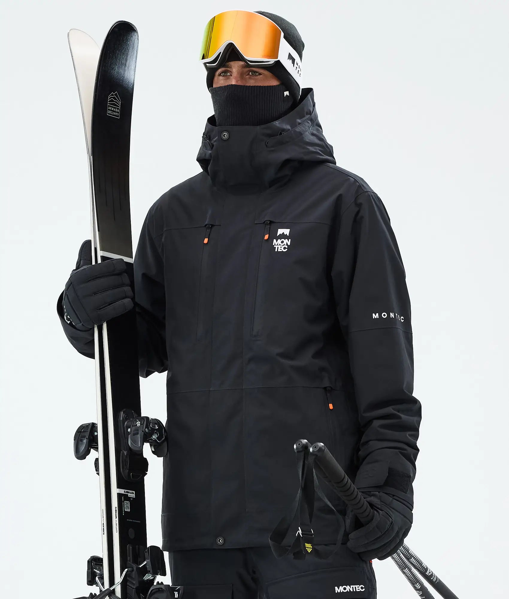 Fawk Men's Ski Jacket - Black
