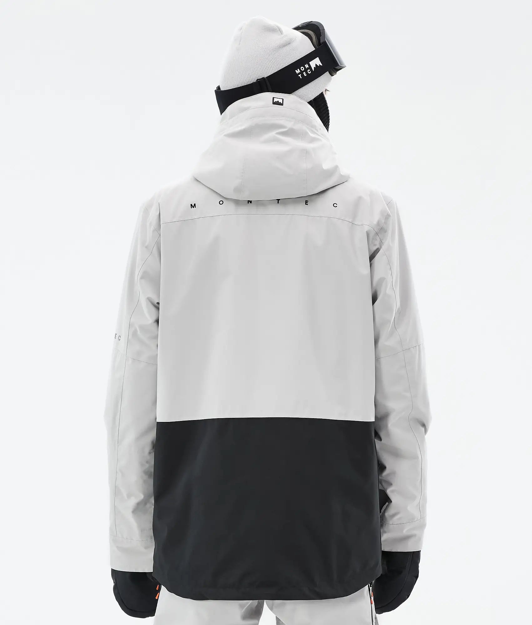 Fawk Ski Jacket Men - Light Grey/Black