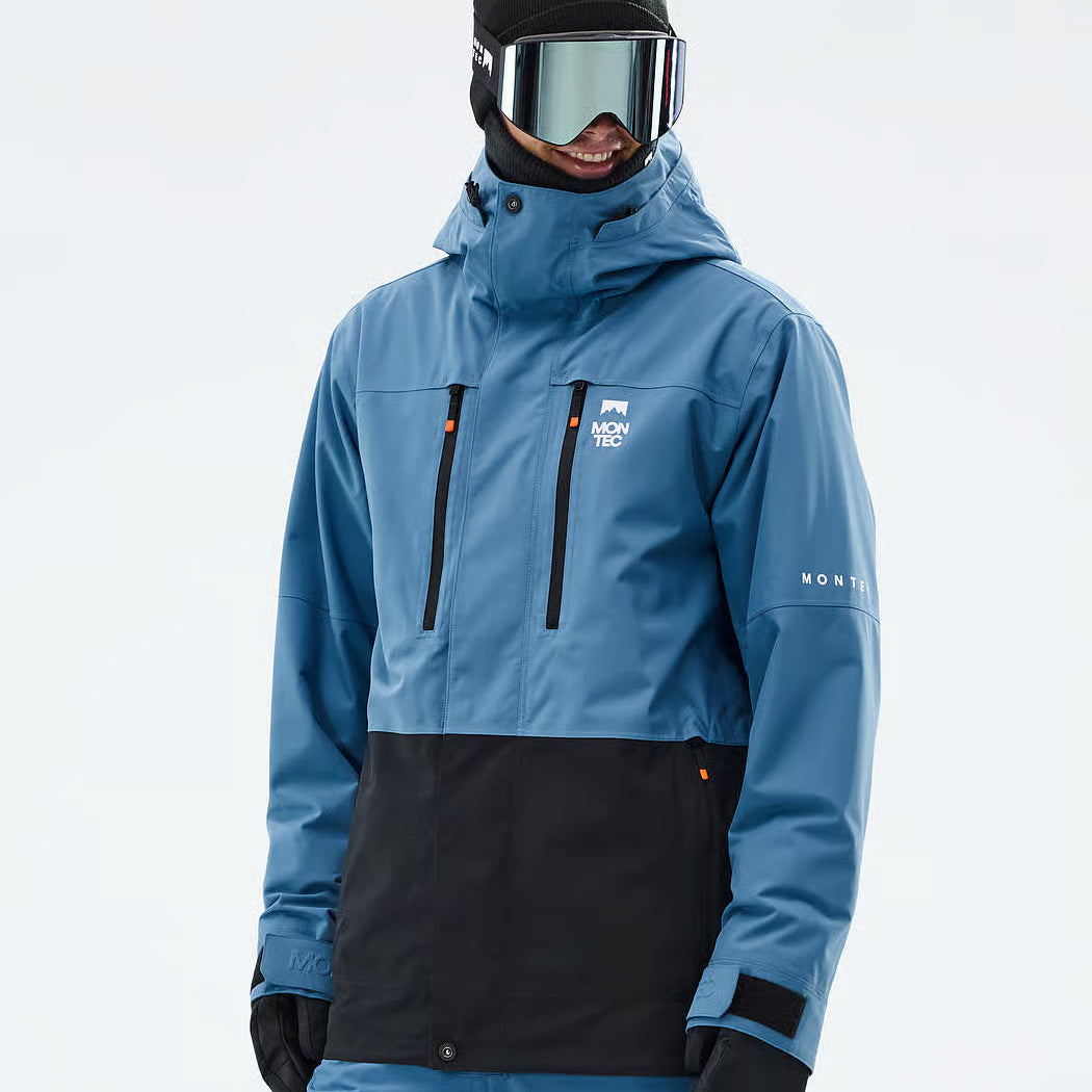 Fawk Ski Jacket Men - Blue Steel/Black