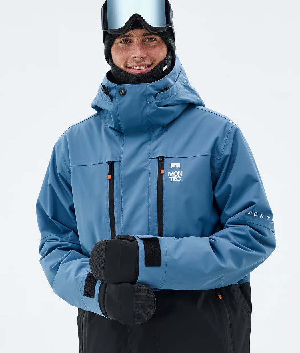 Fawk Ski Jacket Men - Blue Steel/Black