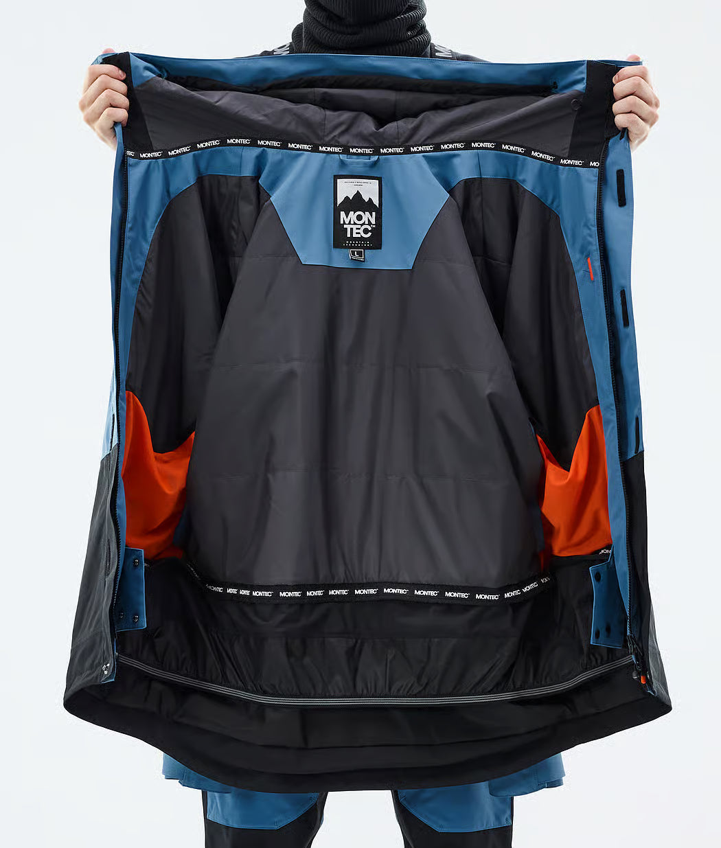 Fawk Ski Jacket Men - Blue Steel/Black