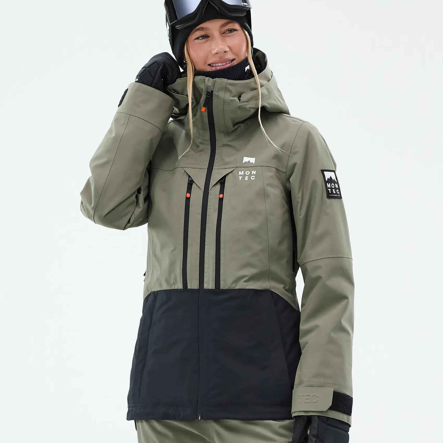 Moss W Ski Jacket Women - Greenish/Black