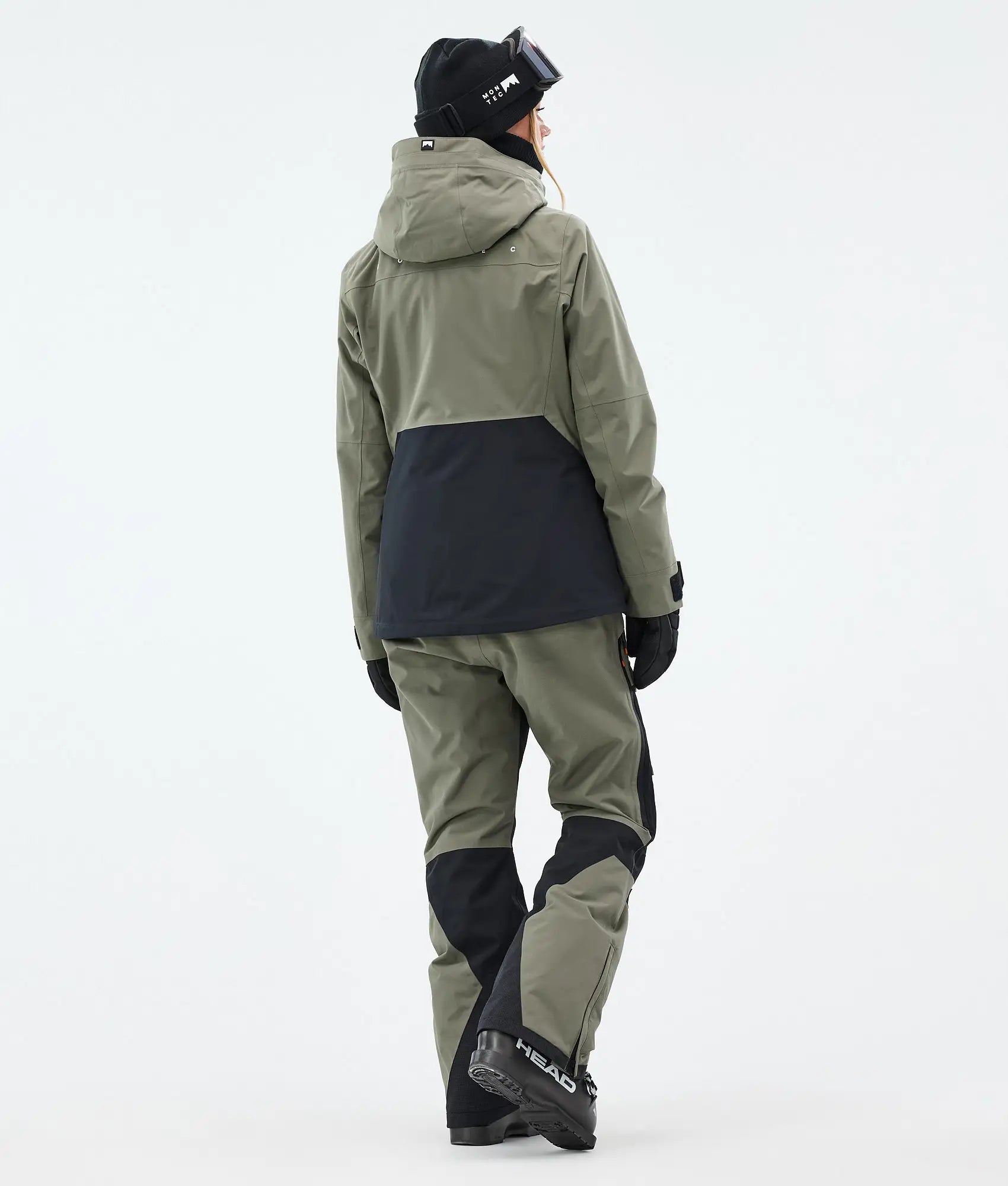 Moss W Ski Jacket Women - Greenish/Black