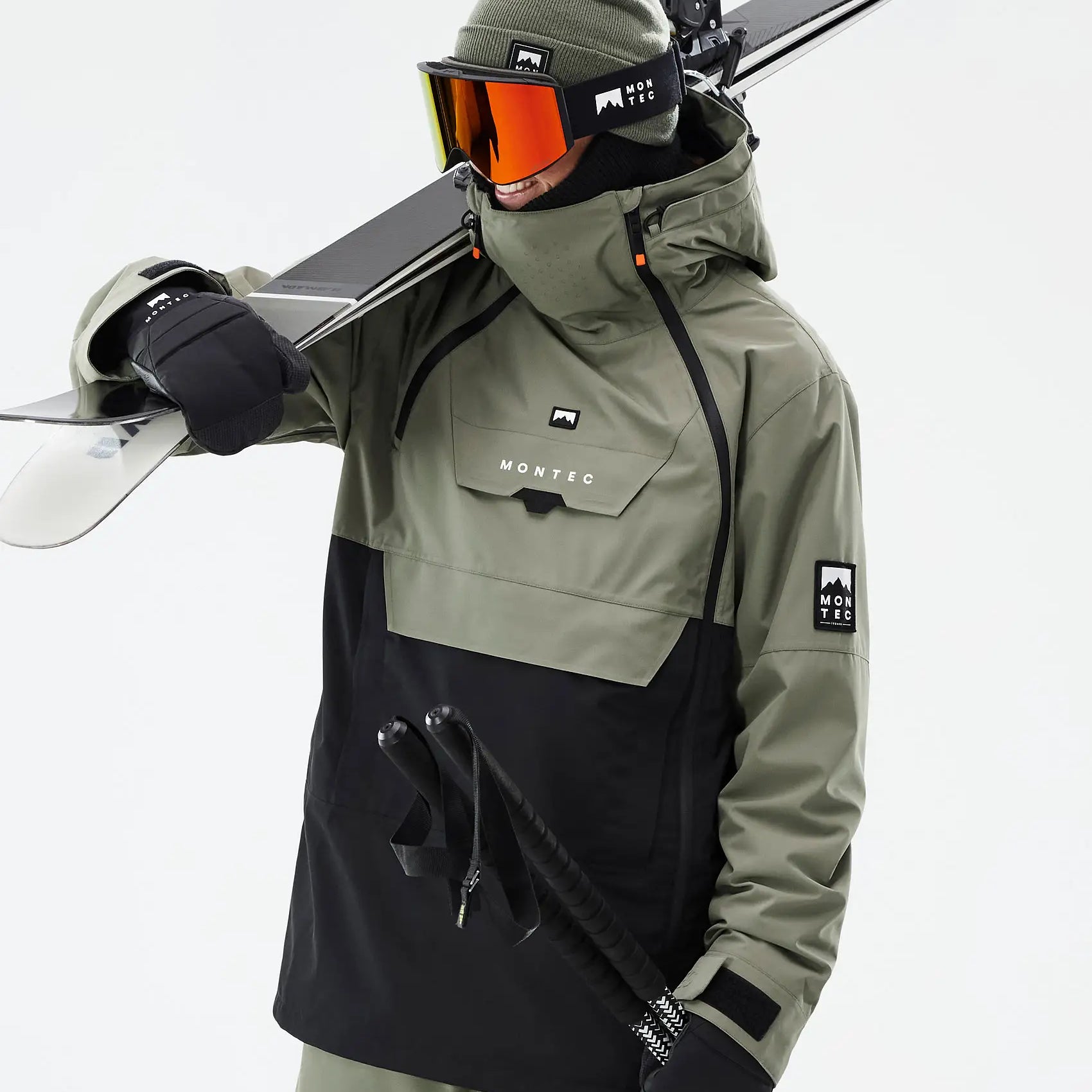 Doom Ski Jacket Men - Greenish/Black