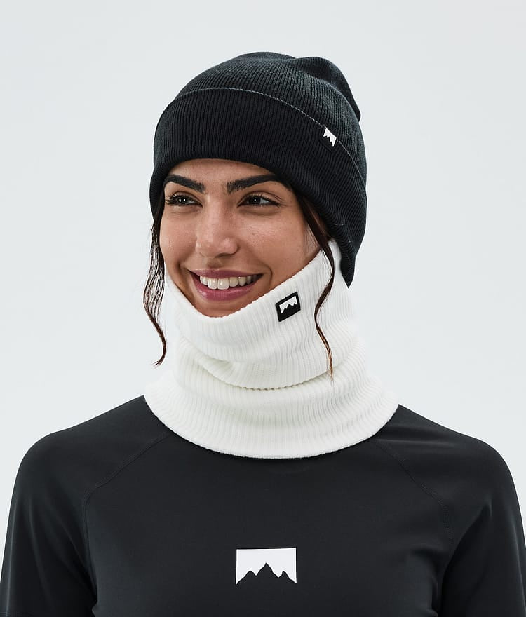 Classic Knitted Facemask Old White