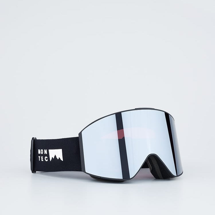 Ski Goggles Black W/Black Black Mirror