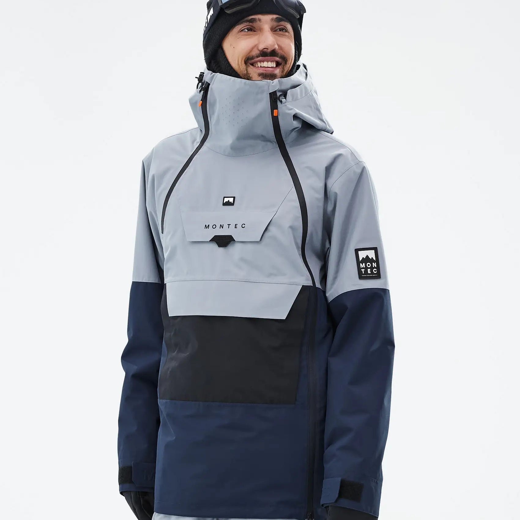 Doom Ski Jacket Men - Soft Blue/Black/Dark Blue