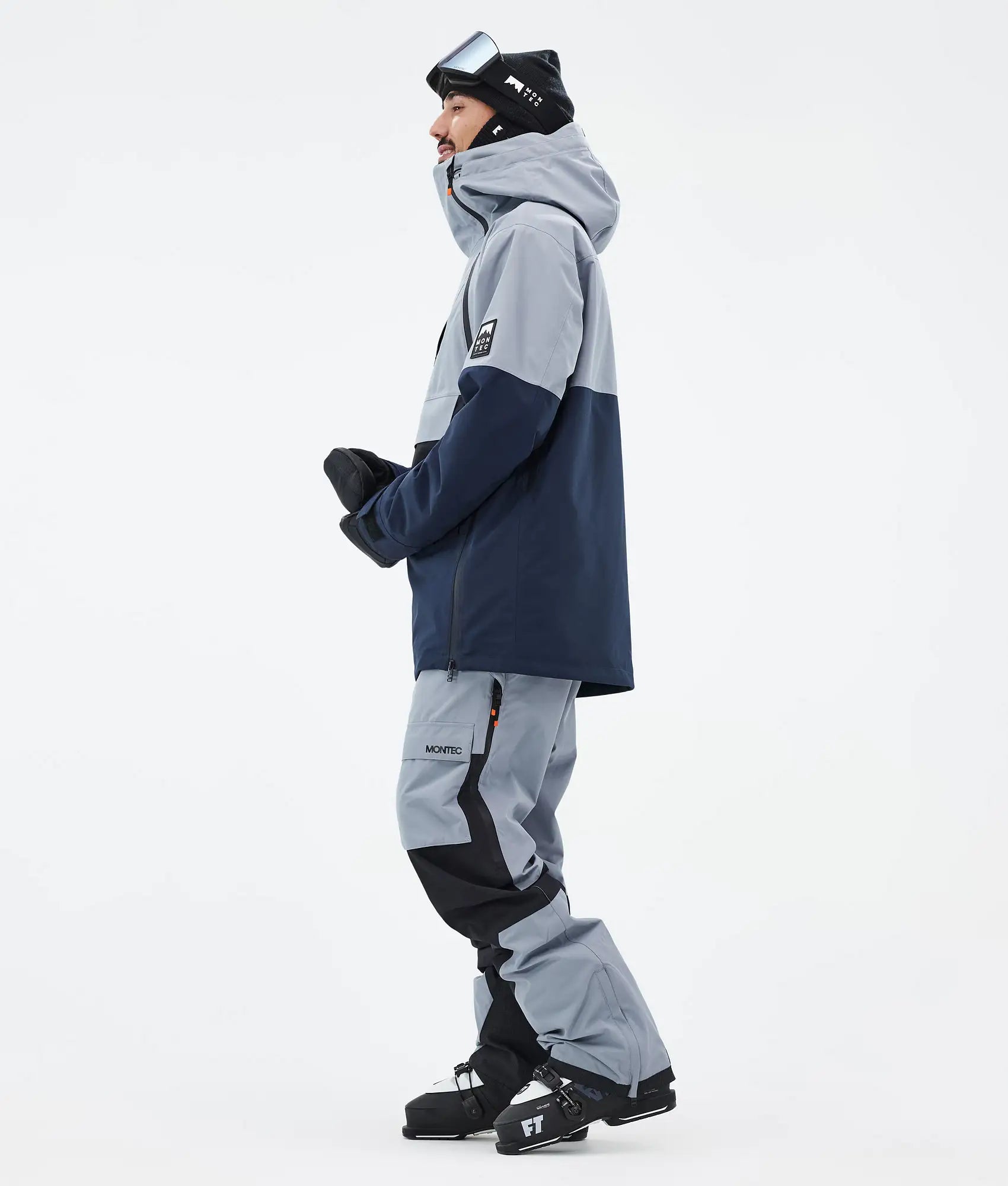 Doom Ski Jacket Men - Soft Blue/Black/Dark Blue