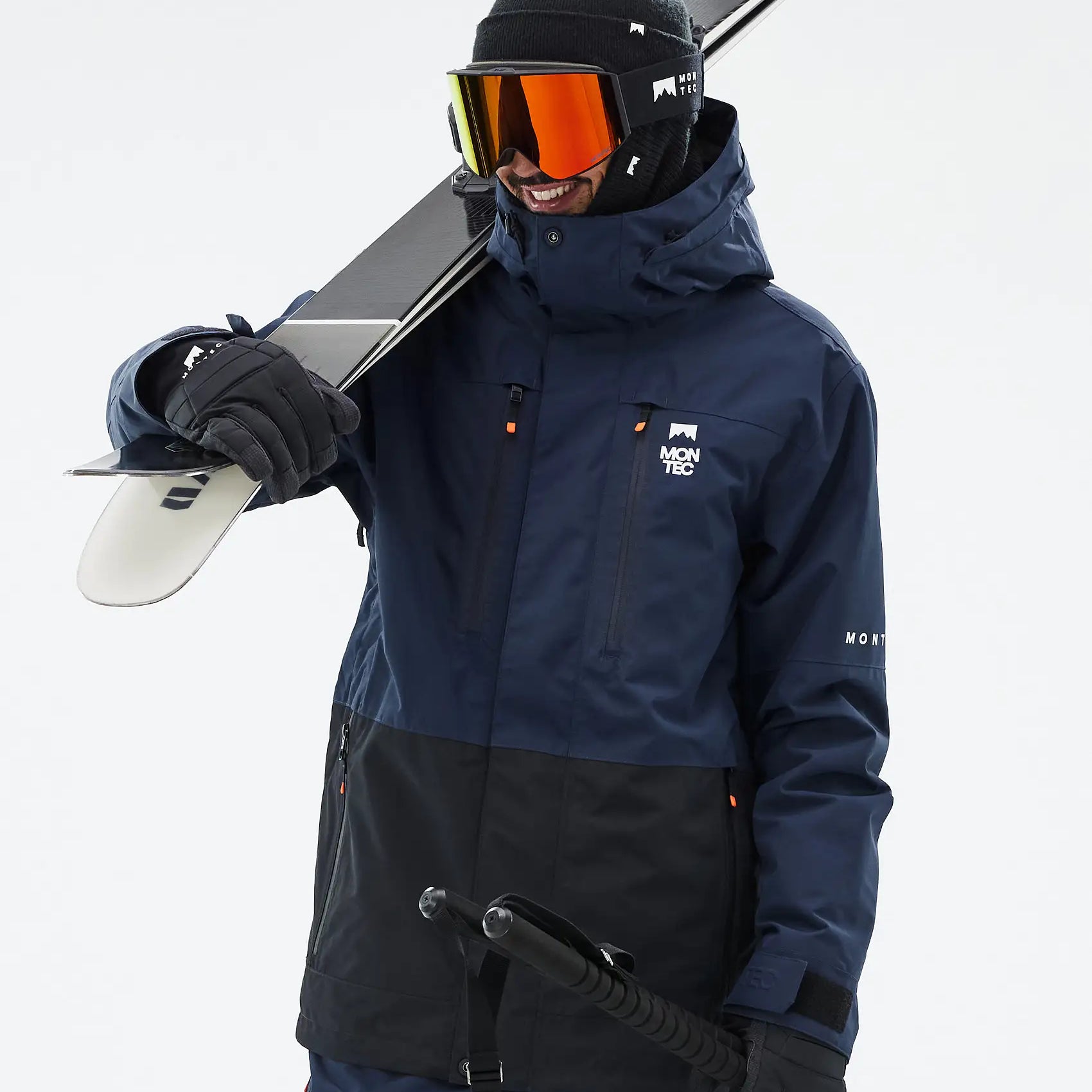 Fawk Ski Jacket Men - Dark Blue/Black