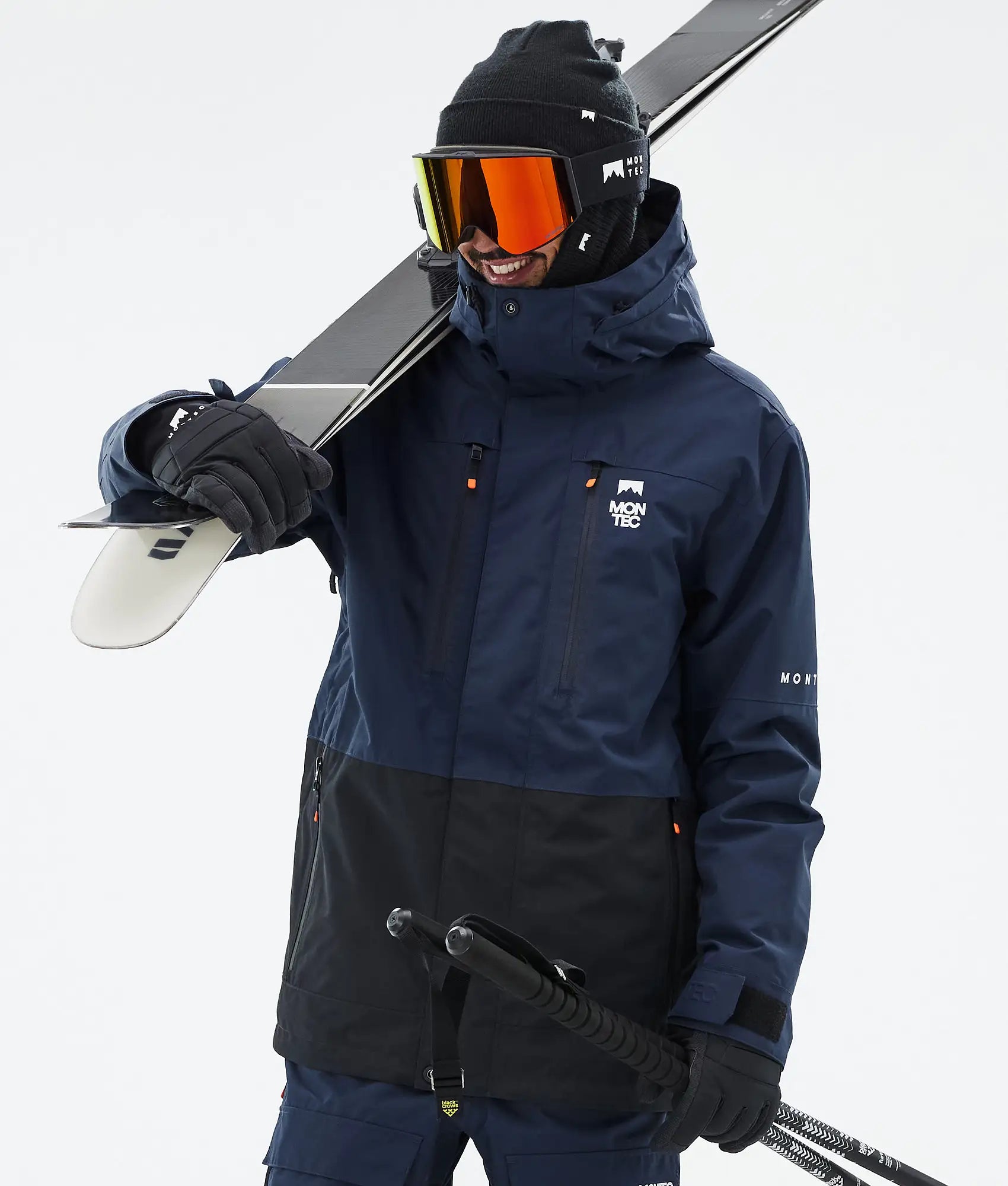 Fawk Ski Jacket Men - Dark Blue/Black