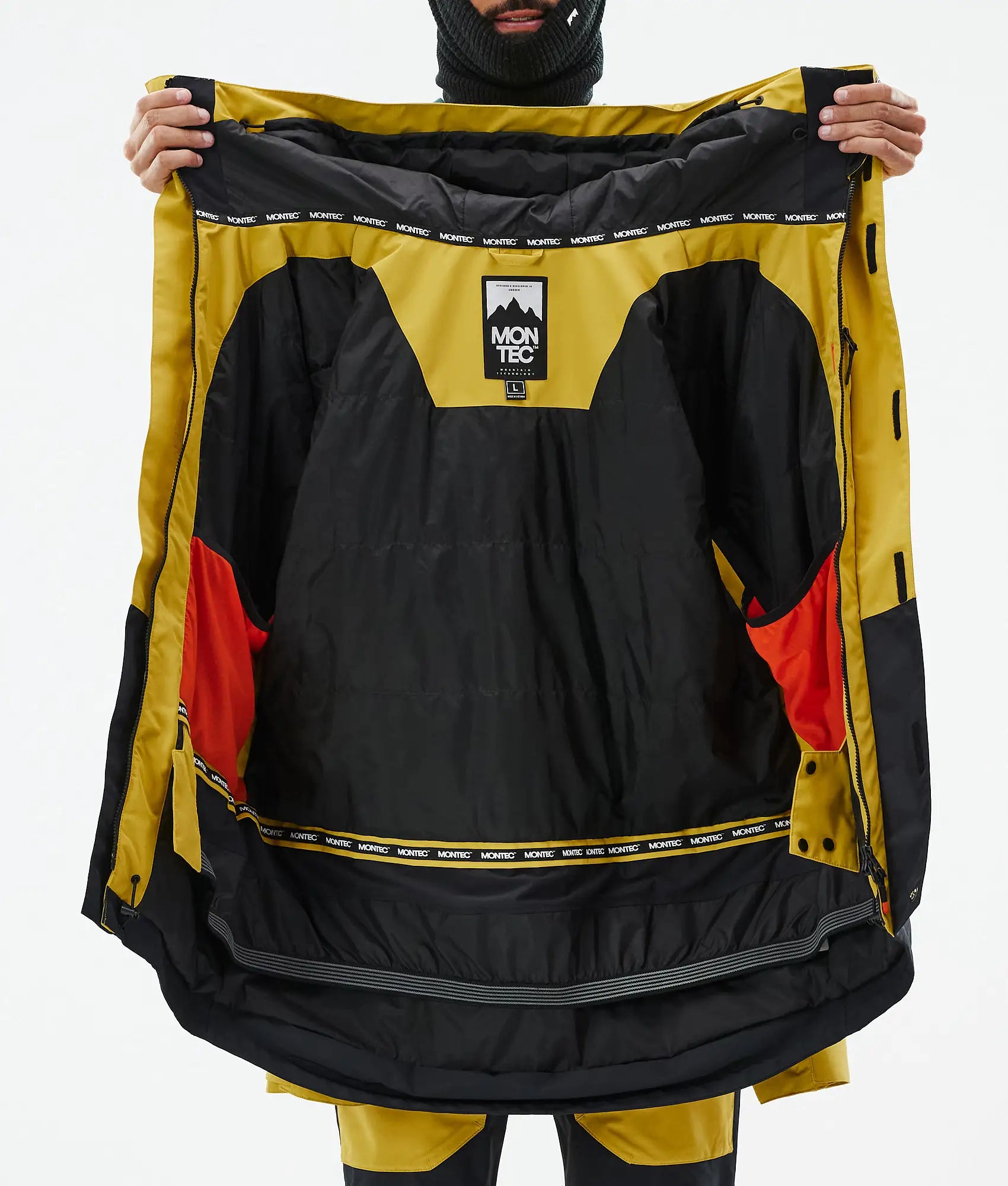 Fawk Ski Jacket Men - Yellow/Black