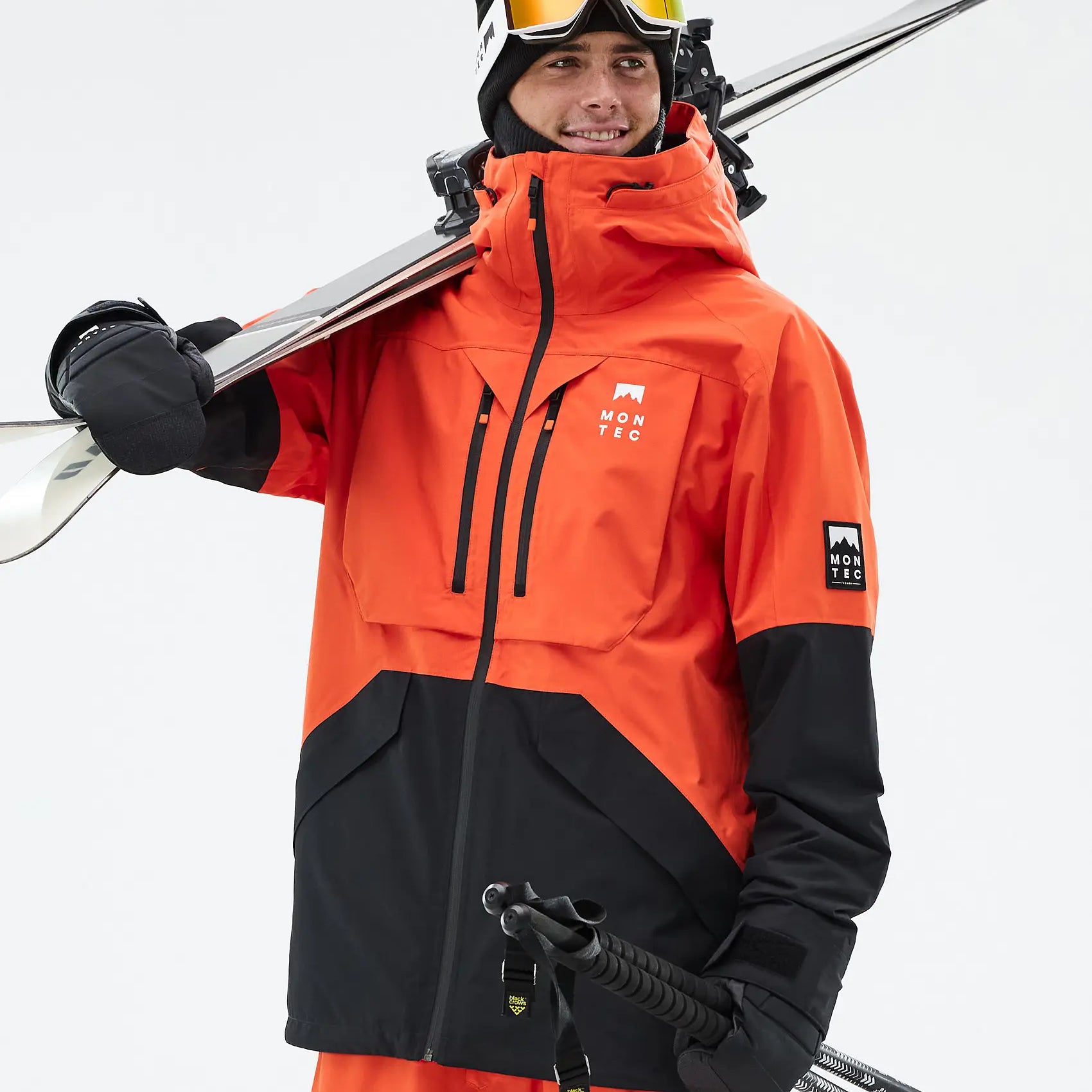 Arch Ski Jacket Men - Orange/Black