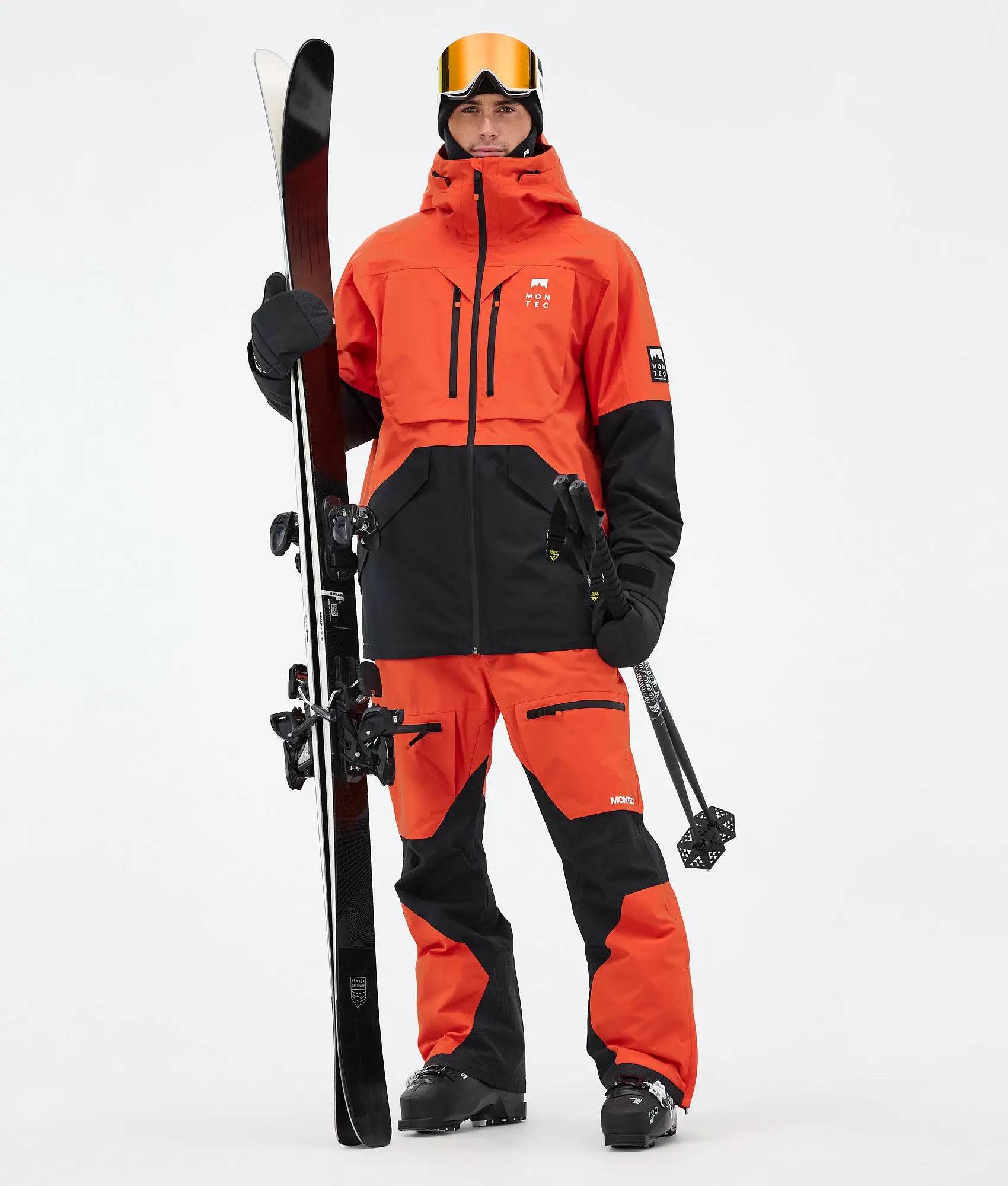 Arch Ski Jacket Men - Orange/Black