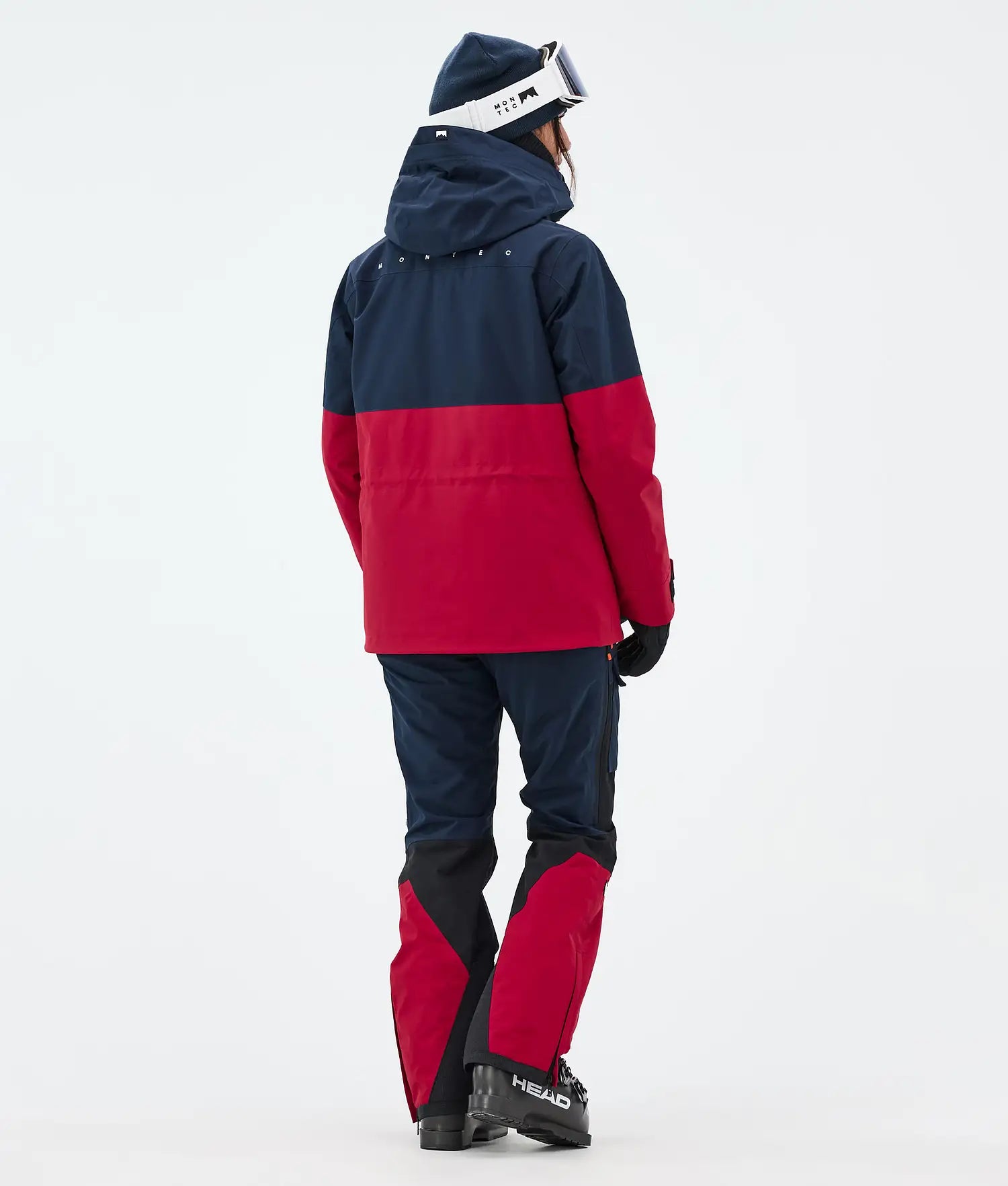 Doom W Ski Jacket Women Dark Blue/Black/Deep Red
