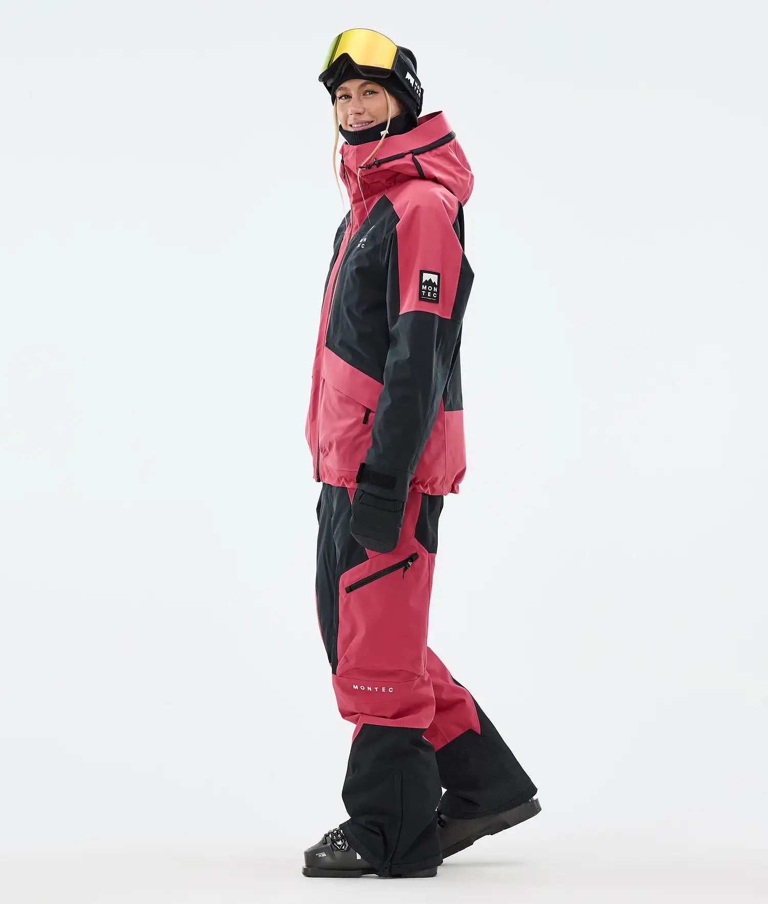 Morpheus W Ski Jacket Women Light Red/Black