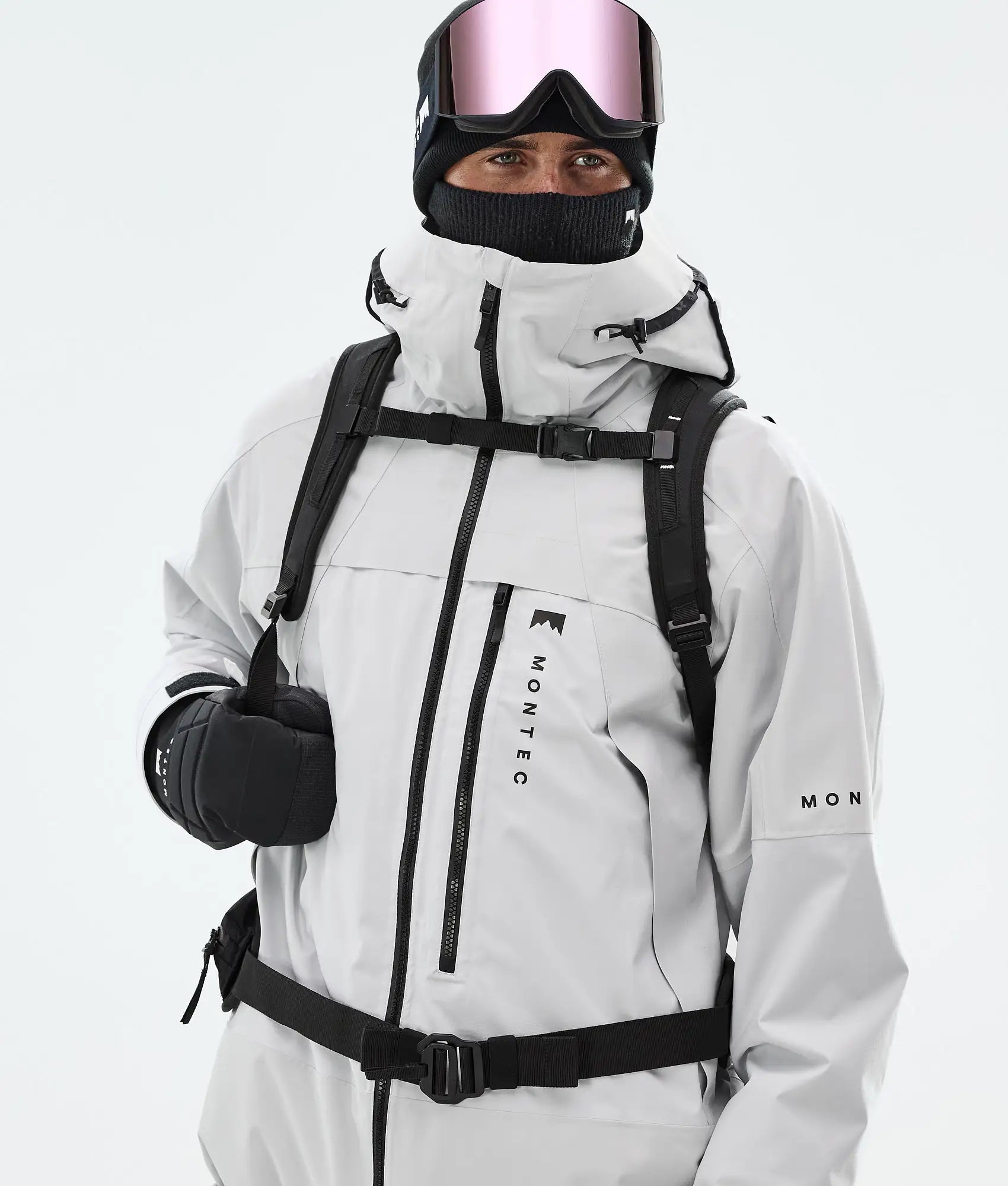 Oracle Ski Jacket Men - Light Grey