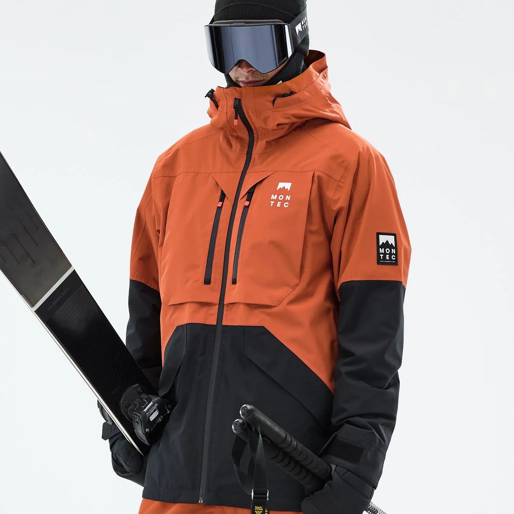Arch Ski Jacket Men - Burned Orange/Black