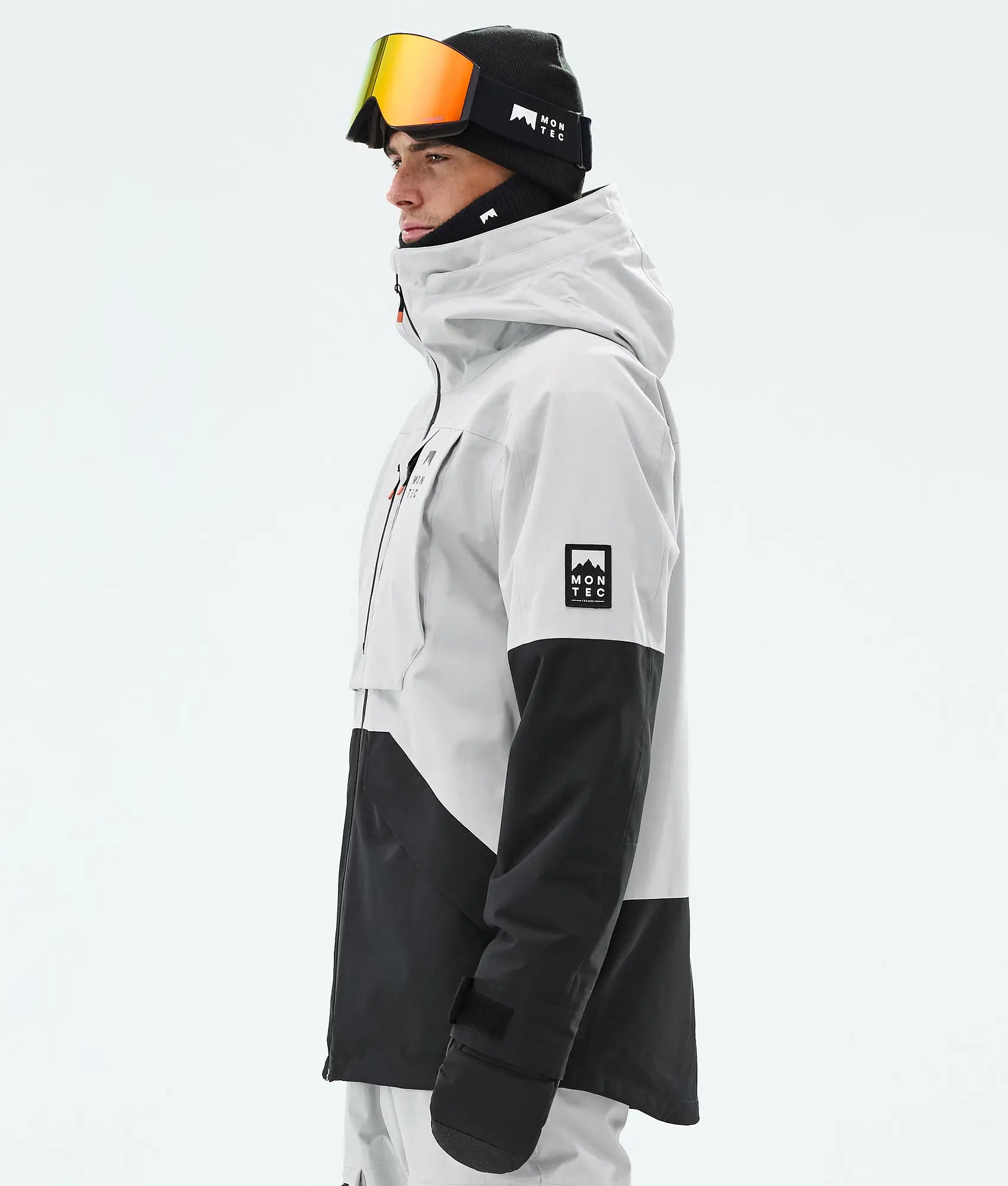 Arch Ski Jacket Men - Light Grey/Black