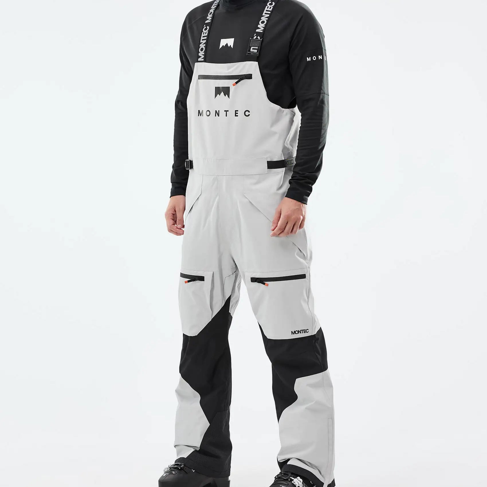 Arch Ski Pants Men - Light Grey/Black
