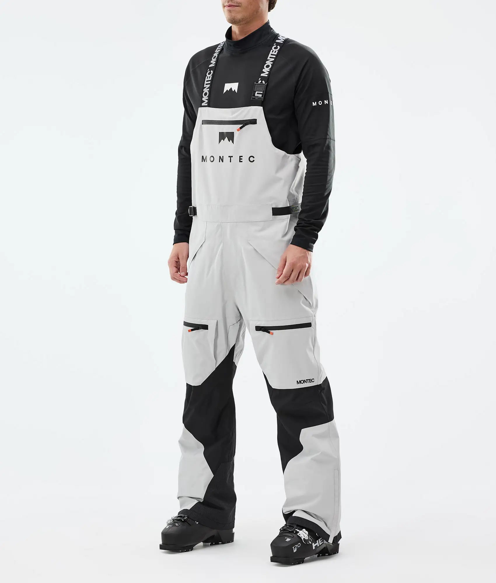 Arch Ski Pants Men - Light Grey/Black